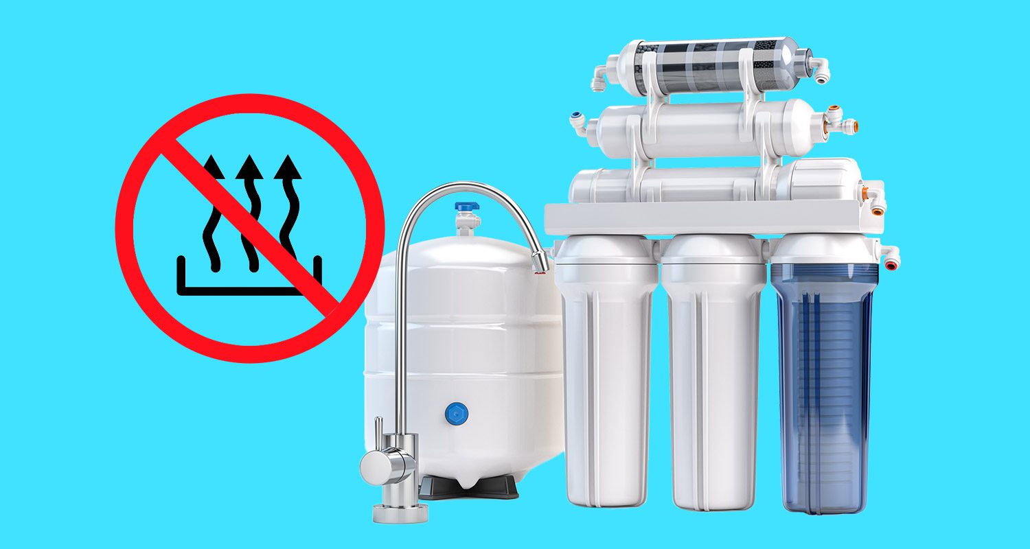 دستگاه تصفیه اب کنار منبع گرما قرار نگیرد