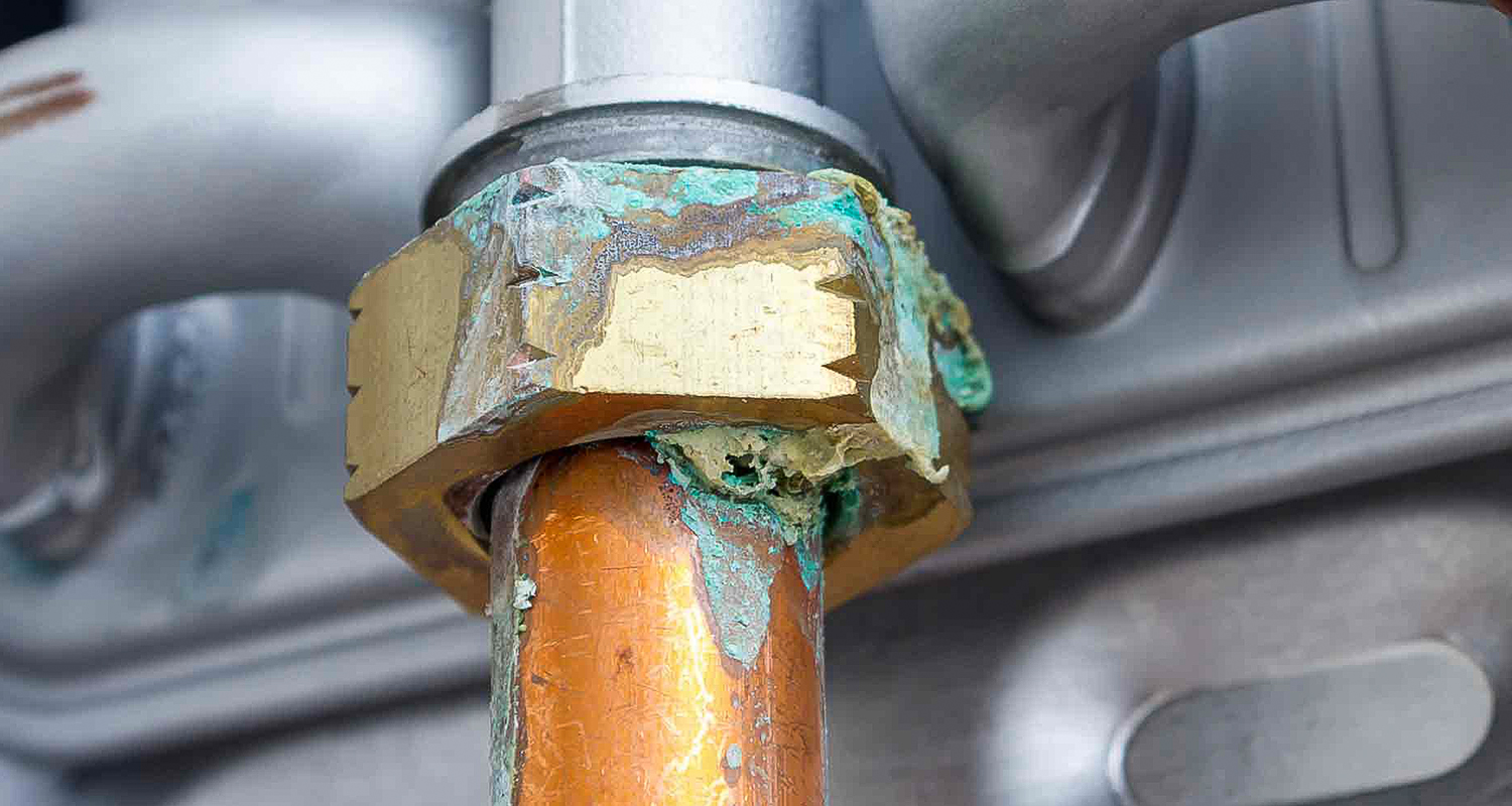 رسوب جمع شده در لوله های پکیج